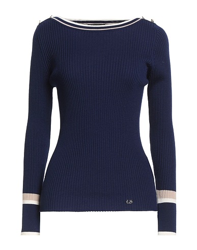 LUISA SPAGNOLI Jumper Navy blue 100% Virgin Wool