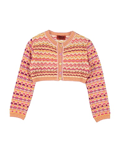 MISSONI KIDS Cardigan Yellow 90% Wool, 10% Nylon