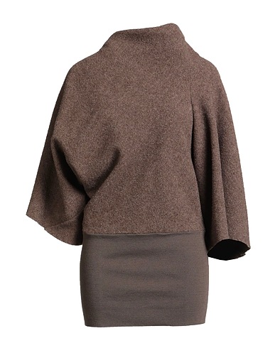 RICK OWENS Sweater Brown 100% Virgin Wool