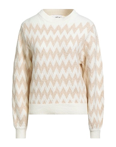 LILI SIDONIO by MOLLY BRACKEN Jumper Ivory 62% Acrylic, 34% Polyester, 4% Elastane