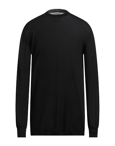 RICK OWENS KNITWEAR Black 100% Virgin Wool