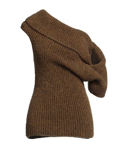 RICK OWENS Sleeveless sweater Mustard 48% Alpaca wool, 30% Polyamide, 20% Wool, 2% Elastane