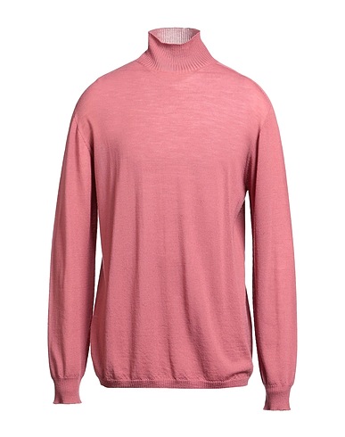 RICK OWENS Turtleneck Antique rose 100% Virgin Wool