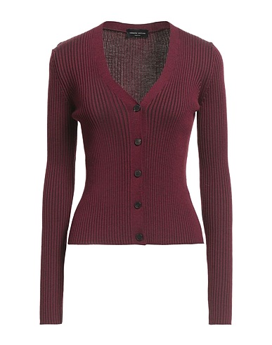 ROBERTO COLLINA Cardigan Burgundy 100% Wool