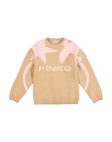 PINKO UP Jumper Beige 68% Acrylic, 29% Polyester, 3% Elastane