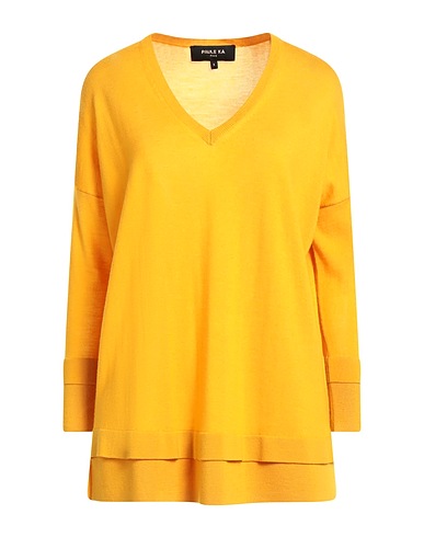 PAULE KA Sweater Mustard 100% Wool