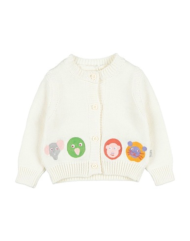 STELLA McCARTNEY KIDS Cardigan Off white 100% Cotone, Poliestere
