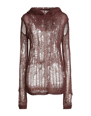 RICK OWENS Pullover Cioccolato 50% Poliammide, 46% Lana mohair, 4% Lana