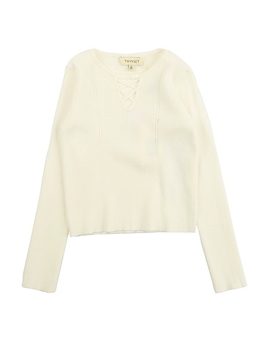 TWINSET Sweater Off white 36% Polyamide, 33% Viscose, 31% Polyester