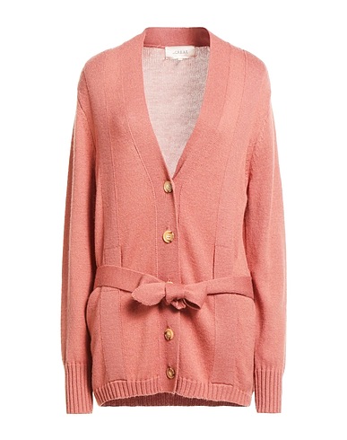 THE GREAT. Cardigan Antique rose 50% Wool, 50% Acrylic