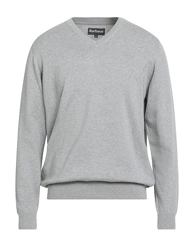 BARBOUR Sweater Light grey 100% Cotton