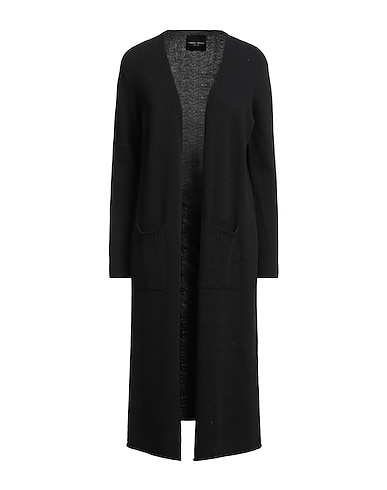 ROBERTO COLLINA Cardigan Black 100% Merino Wool