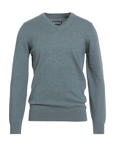 BARBOUR Pullover Taubenblau 100% Baumwolle