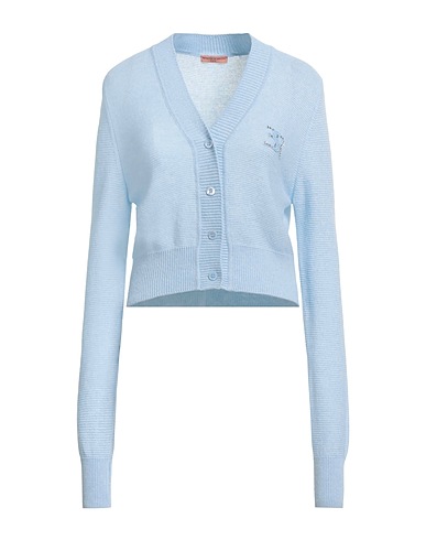 ERMANNO SCERVINO Cardigan LIFE Sky blue 37% Merino Wool, 26% Viscose, 21% Cashmere, 16% Polyamide