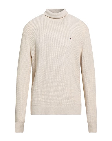 TOMMY HILFIGER Polo neck Beige 100% Cotton