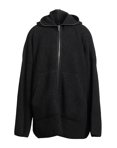 RICK OWENS Cardigan Black 48% Alpaca wool, 30% Polyamide, 20% Wool, 2% Elastane