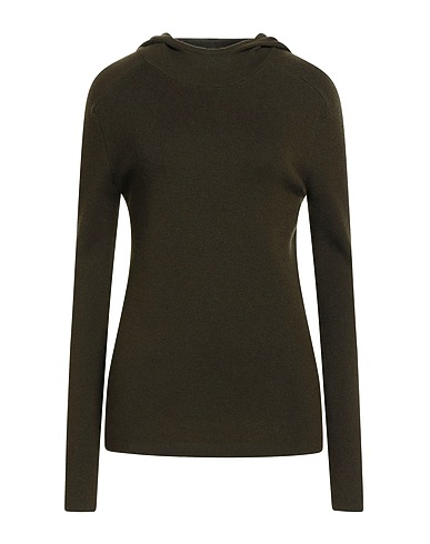 CHARLIE JOE Sweater Dark green 100% Merino Wool