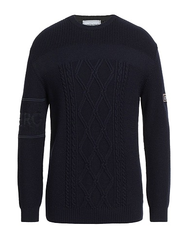 ICEBERG Pullover Blu notte 50% Acrilico, 50% Lana, Poliammide
