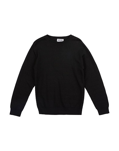 MOSCHINO TEEN Jumper Black 60% Cotton, 40% Viscose