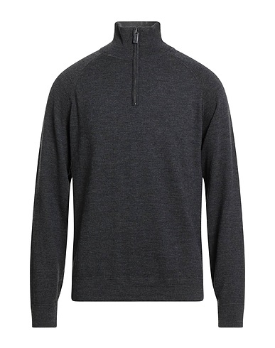 PAOLO PECORA Sweater Charcoal 100% Virgin Wool