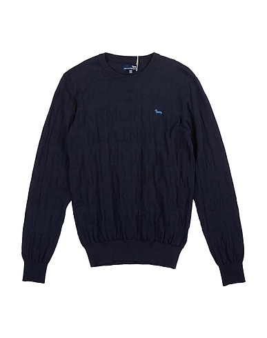 HARMONT & BLAINE Sweater Midnight blue 80% Cotton, 20% Wool