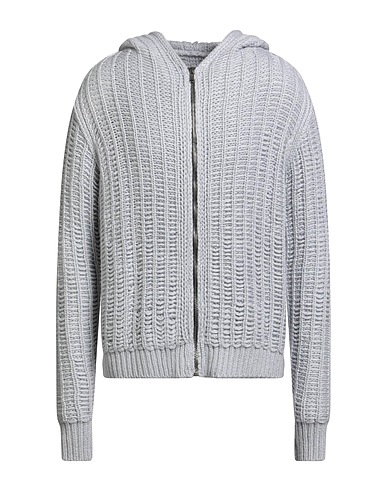 RICK OWENS Pullover mit Zipper  Hellblau 70% Wolle, 30% Kaschmir