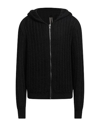 RICK OWENS Cardigan Black 70% Wool, 30% Cashmere