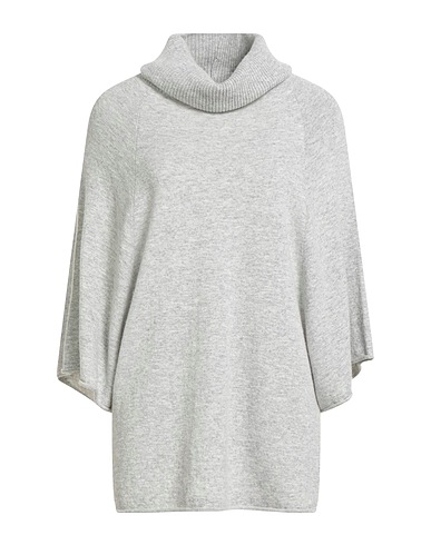 KONTATTO Turtleneck Light grey 35% Polyamide, 30% Wool, 30% Viscose, 5% Cashmere
