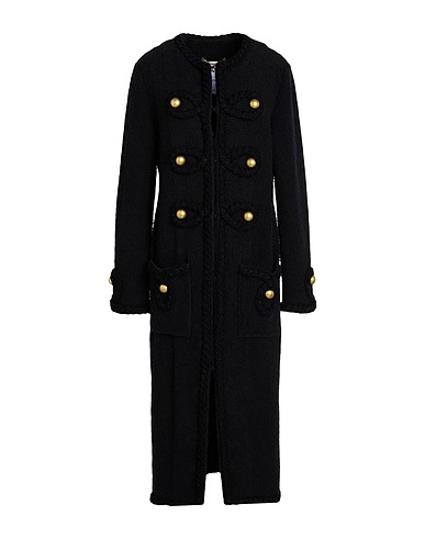 MOSCHINO Cardigan COUTURE Black 80% Cotton, 17% Polyamide, 3% Elastane, Virgin Wool