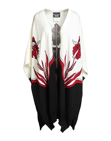 BOUTIQUE MOSCHINO Cape BOUTIQUE Black 100% Virgin Wool