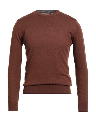FLORENCE CASHMERE Pullover Marrone 40% Lana, 30% Cachemire, 15% Seta, 15% Nylon
