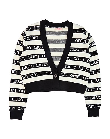 LIU •JO Cardigan Black 50% Viscose, 30% Cotton, 20% Polyamide