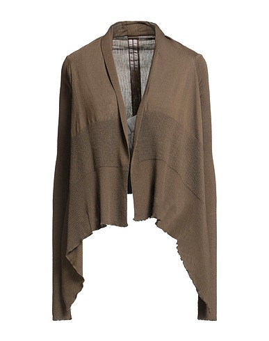 RICK OWENS Cardigan Military green 100% Virgin Wool