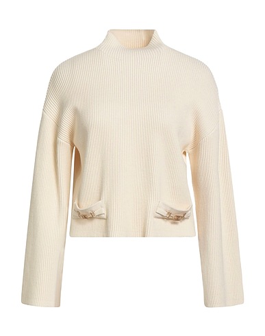 GAUDÌ Turtleneck Ivory 72% Viscose, 28% Polyester