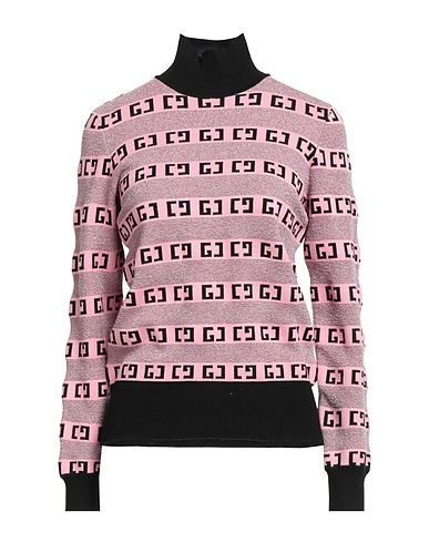 GAUDÌ Rollkragenpullover JEANS Rosa 57% Viskose, 24% Polyamid, 19% Polyester