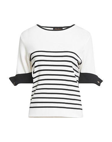 LUISA SPAGNOLI Jumper White 65% Viscose, 35% Polyamide