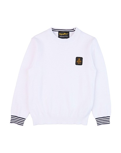 REFRIGIWEAR Pullover Weiß 97% Baumwolle, 3% Elastan