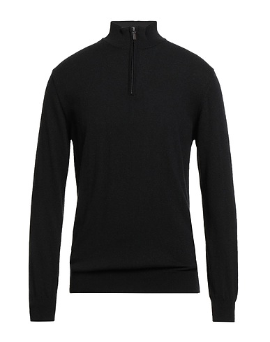 AVIGNON Maglia con zip Nero 35% Viscosa, 30% Poliammide, 30% Lana, 5% Cachemire