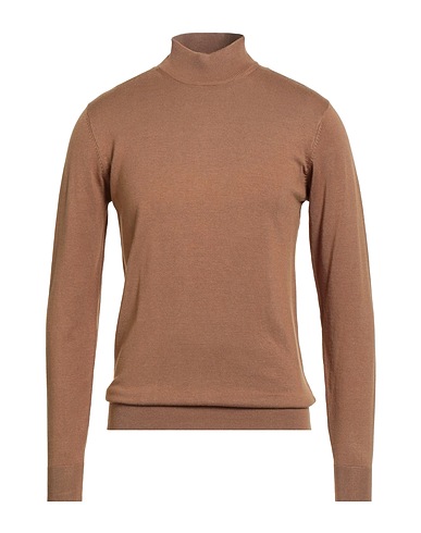AVIGNON Polo neck Camel 70% Viscose, 30% Nylon
