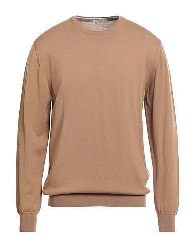 AVIGNON Jumper Camel 100% Merino Wool