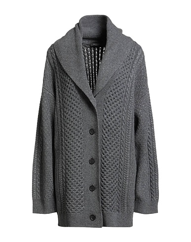 FABIANA FILIPPI Strickjacke Blei 56% Schurwolle, 19% Viskose, 11% Seide, 8% Kaschmir, 6% Polyester