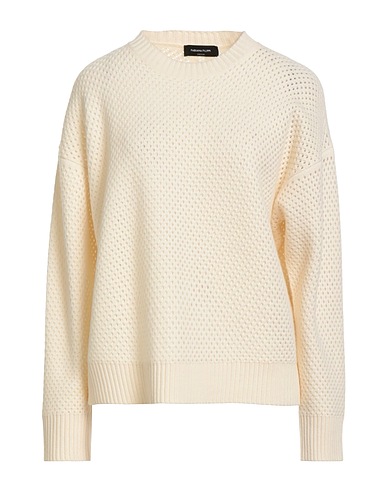 FABIANA FILIPPI Pullover Panna 75% Lana Merino, 15% Seta, 10% Cachemire, Ecobrass