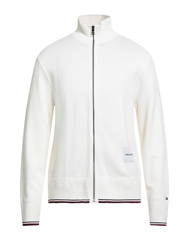 TOMMY HILFIGER MAGLIERIA Bianco 70% Cotone, 22% Poliammide, 8% Seta
