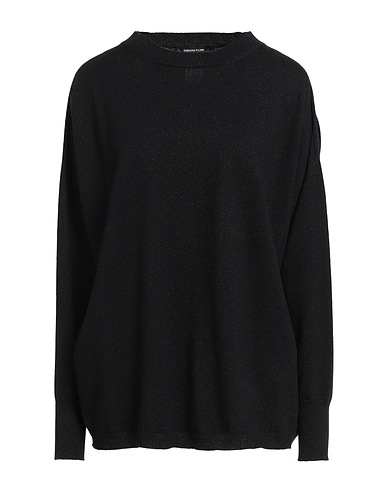 FABIANA FILIPPI Jumper Black 56% Merino Wool, 19% Viscose, 11% Silk, 8% Cashmere, 6% Polyester