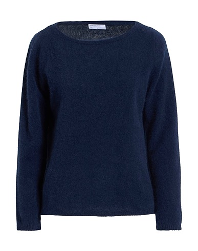 MAJESTIC FILATURES Πουλόβερ Σκούρο μπλε της νύχτας 80% Μαλλί ρακούν, 20% Νάιλον