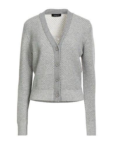 FABIANA FILIPPI Cardigan Grey 75% Virgin Wool, 15% Silk, 10% Cashmere