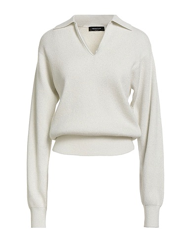 FABIANA FILIPPI Jumper Off white 56% Virgin Wool, 19% Viscose, 11% Silk, 8% Cashmere, 6% Polyester