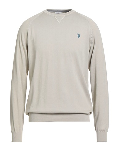 U.S.POLO ASSN. Pullover Grigio chiaro 100% Cotone