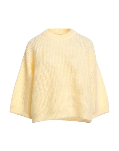 FABIANA FILIPPI Pullover Giallo pastello 58% Lana mohair, 32% Poliammide, 10% Lana