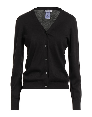 GRAN SASSO Cardigan Black 100% Cotton